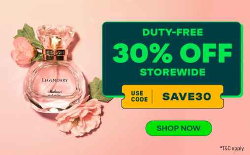 Enjoy 30% off storewide on all your duty-free favorites, Shop before you fly now! airasia promotion 2025